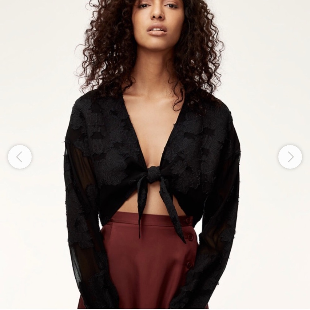 Wilfred Raissa Blouse - Black